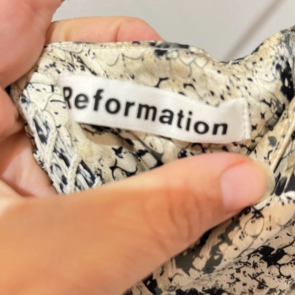 REFORMATION SNAKE SKIN JUMPSUIT - Picture 6 of 10